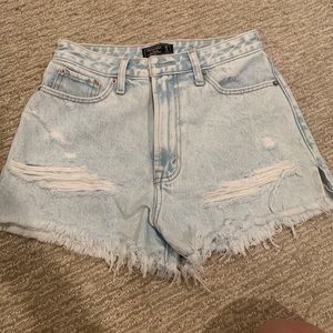 Size 25 Abercrombie denim shorts